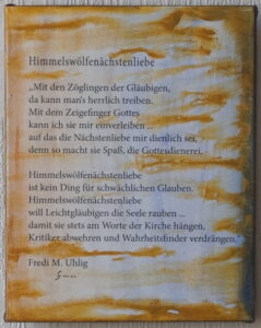 Linke Texttafel