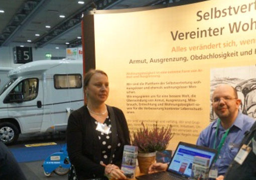 Messe Bremen - Wohnungslosentreffen-Stand auf der ReiseLust