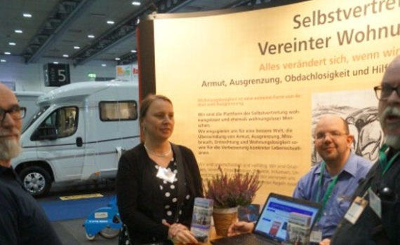 Messe Bremen - Wohnungslosentreffen-Stand auf der ReiseLust