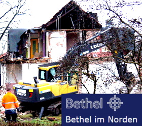 Bethel im Norden modernisiert - Abriss der Alten Schlosserei von 1929