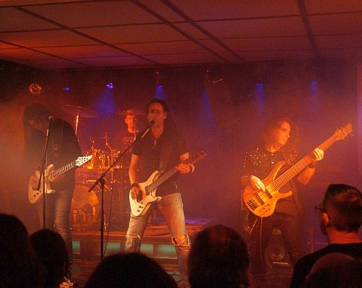v.l.n.r. Gunnar Erxleben - Guitars, Matthias S. - Drums, Pepe Pierez - Guitars/Vocals, Thorsten Penz - Bass