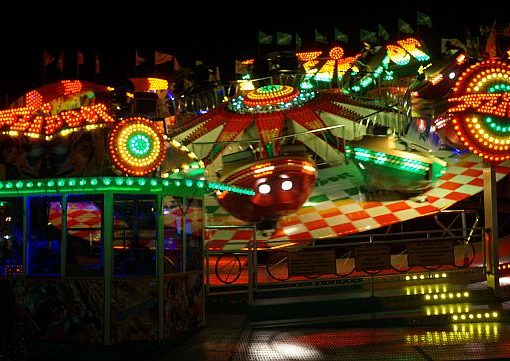 Fahrgeschäft Flipper auf dem 637. Diepholzer Großmarkt 2017