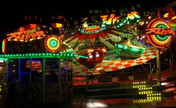 Fahrgeschäft Flipper auf dem 637. Diepholzer Großmarkt 2017