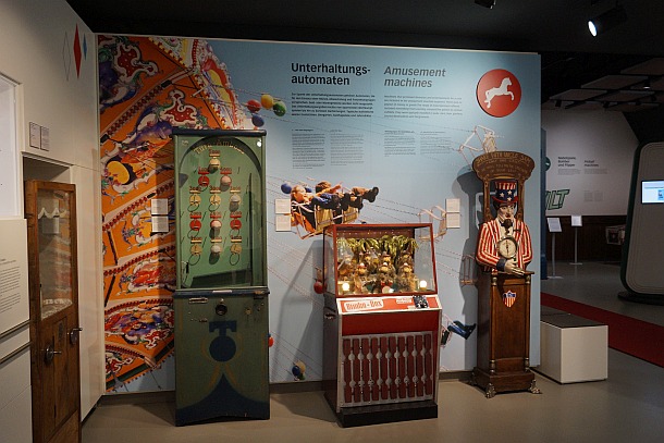 Unterhaltungsautomaten im Automatenmuseum