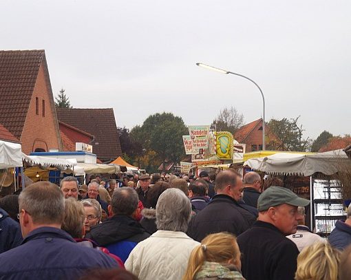Markttreiben auf dem Brockumer Großmarkt