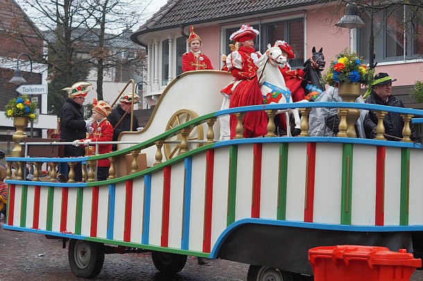 Dammer Rosenmontagsumzug - Kinderprinzenpaar