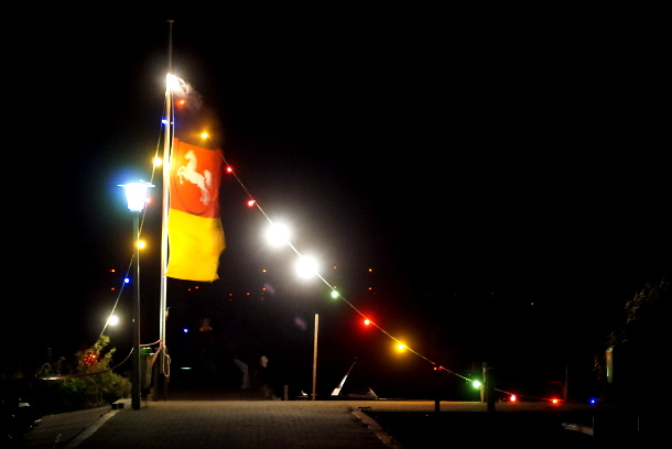 Abendlichter bei „Dümmer brennt“ 2017