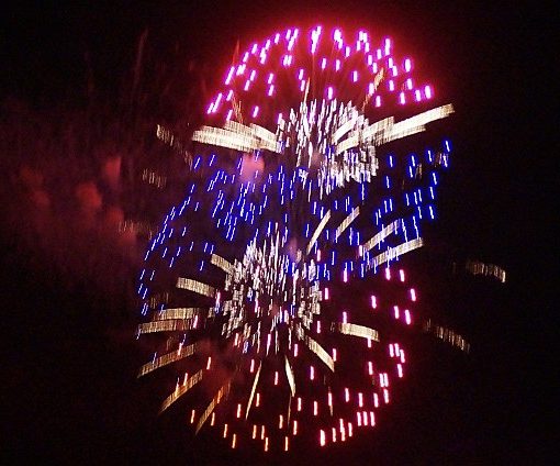 Höhenfeuerwerk bei „Dümmer brennt“ 2017