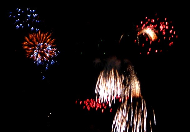 Höhenfeuerwerk über dem Dümmer - „Dümmer brennt“ 2017