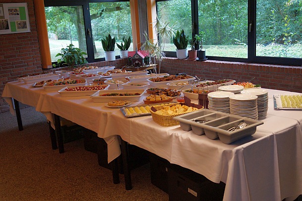 Buffet Erntedankempfang Moorkirche Freistatt