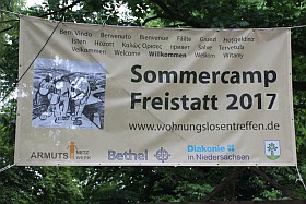 Wohnungslosentreffen Freistatt 2017 - Banner
