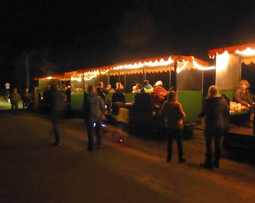 Feldbahnfahrt beim Freistätter Laternenfest 2016