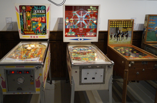 Flipper-Automaten im Automatenmuseum