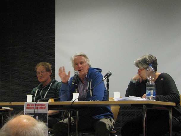 Gnadenlos Gerecht – Auf dem Podium: Jürgen Otte, Klaus-Dieter Gleitze und Helga Röller