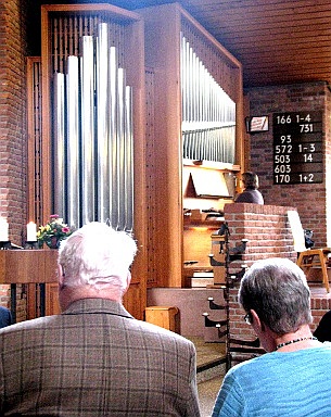 Palmsonntags-Gottesdienst, Orgelspiel