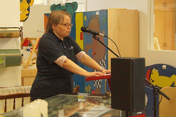 Karin Scharringhausen vom Werkstattrat A&I