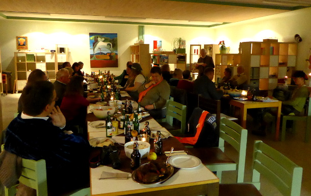 Beim Abendbrot mit Luther in Haus Fernblick