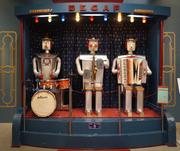 Musikoboter-Combo im Automatenmuseum Espelkamp