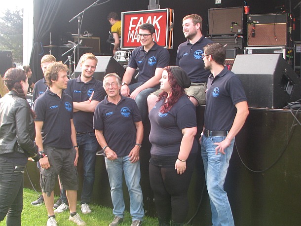 Klaus Bochow und das Team des Neuenkirchenr Open Air
