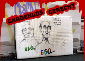"Gnadenlos Gerecht" fordern Hartz-IV-Aufstockung