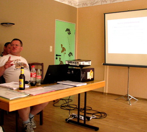 Jürgen Weber beim Wokshop HARTZ-IV und Sanktionen