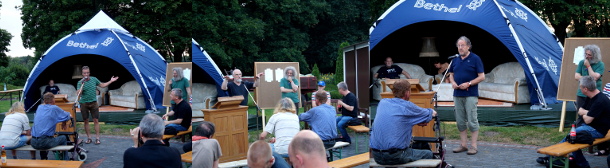 Sommercamp-Redner (1): Gero Enders, Frank Kruse und Dr. Peter Szynka