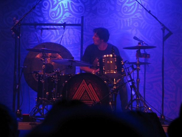 Drummer Kurtis Smith von The Brew auf dem Ziegelei Open Air 2016