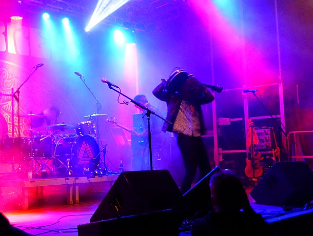 Geburtstagskind Jason Barwick auf dem Ziegelei Open Air 2016