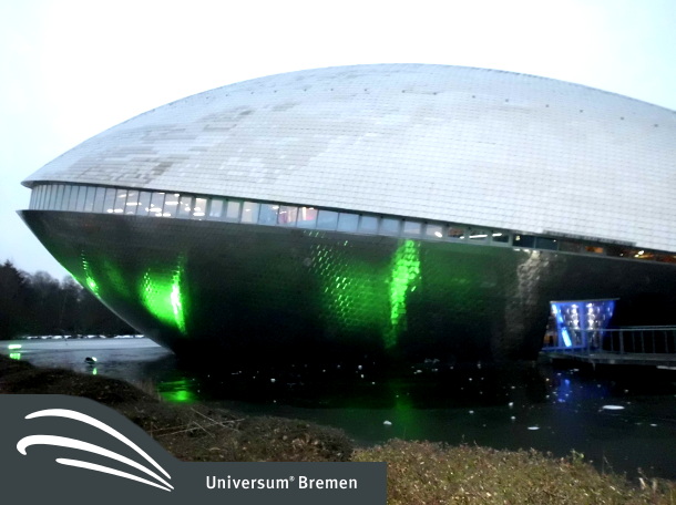 Wal-Gebäude des Unniversum Bremen
