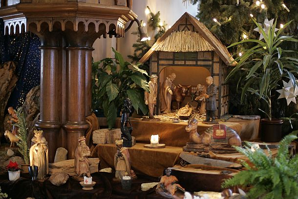 Weihnachtskrippe in der Zionskirche in Bielefeld