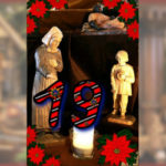 Weihnachtskalender 2017 - Krippe der Zionskirche Bethel - 19. Dezember - Frau und Junge 800x250px