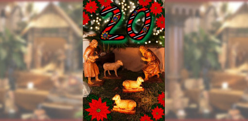 Weihnachtskalender 2017 - Krippe der Zionskirche Bethel - 20. Dezember - zweiter Hirte 800x250px