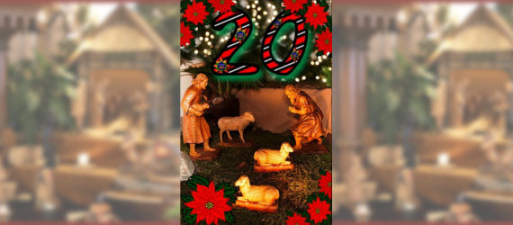 Weihnachtskalender 2017 - Krippe der Zionskirche Bethel - 20. Dezember - zweiter Hirte 800x250px