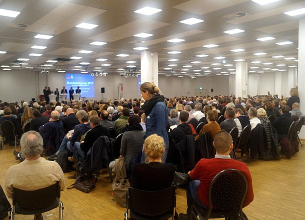 Große Versammlungsrunde bei der Bundestagung 2017 der BAG-Wohnungslosenhilfe