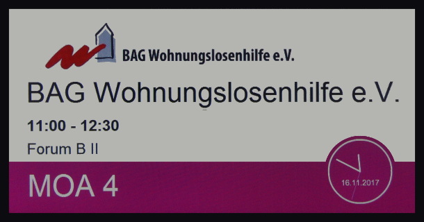 TTafel zu einem Forum der Bundestagung 2017