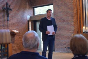 Ausstellungs-Eröffnung Wangemanns Wanderungen in der Freistätter Moorkirche - Ingolf Semper