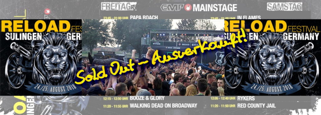 RELOAD-Festival 2018 -- Ausverkauft