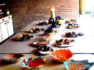 Kaffeetafel zur Lesung vo n Martin Dreyer