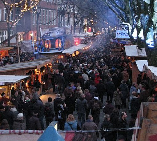 Mittelalterlicher Weihnachtsmarkt Bremen 2015