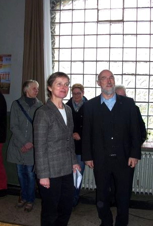 Luise Turowski und Frank Kruse (Wohnungslosenhilfe Freistatt)