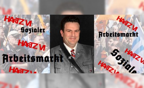 Collage Sozialer Arbeitsmarkt (Wikipedia / F.O.Z. - Hubertus Heil und Franz Seldte - Version Zwo - 2018 / 1933)
