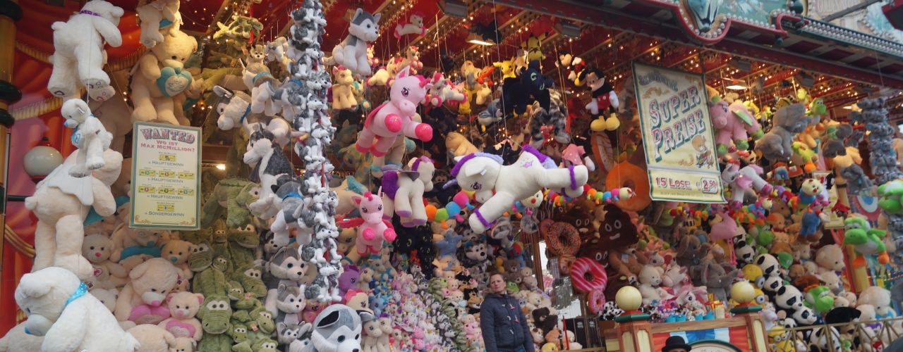 Alleine der Besuch war schon wie ein Hauptgewinn, aber auf dem Jahrmarkt selbst gab es zusätzlich Preise für glückliche Händchen
