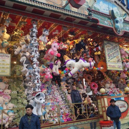 Alleine der Besuch war schon wie ein Hauptgewinn, aber auf dem Jahrmarkt selbst gab es zusätzlich Preise für glückliche Händchen