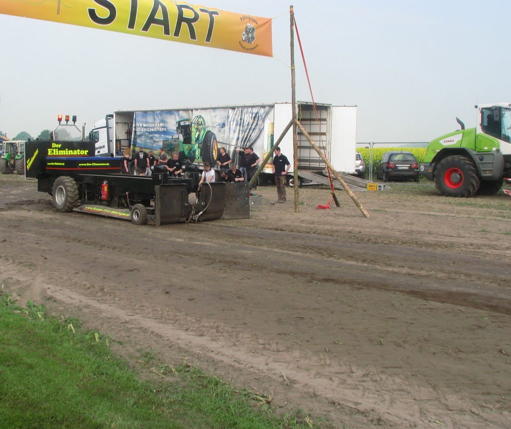 Der Bremswagen des Eliminator-Teams