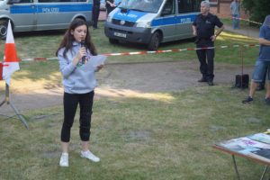 Protestkundgebung: Nilüfer Türkmen, SPD-Ortsverein Syke