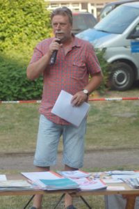 Protestkundgebung: Matthias Müller, DGB LK Diepholz