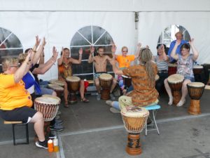 Social Inclusion Games 2018 - Auch hier wird getrommelt