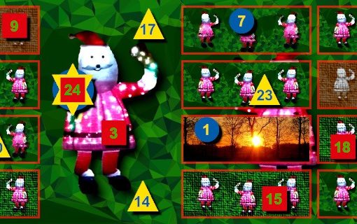 Weihnachtskalender für den 1. Dezember