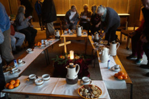 Vorbereitung zum Kirchenkaffee