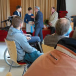 Abschied Pastorin Julia Mueller, Michaelisgemeinde DH - Abschiedsgespräch beim Kaffee